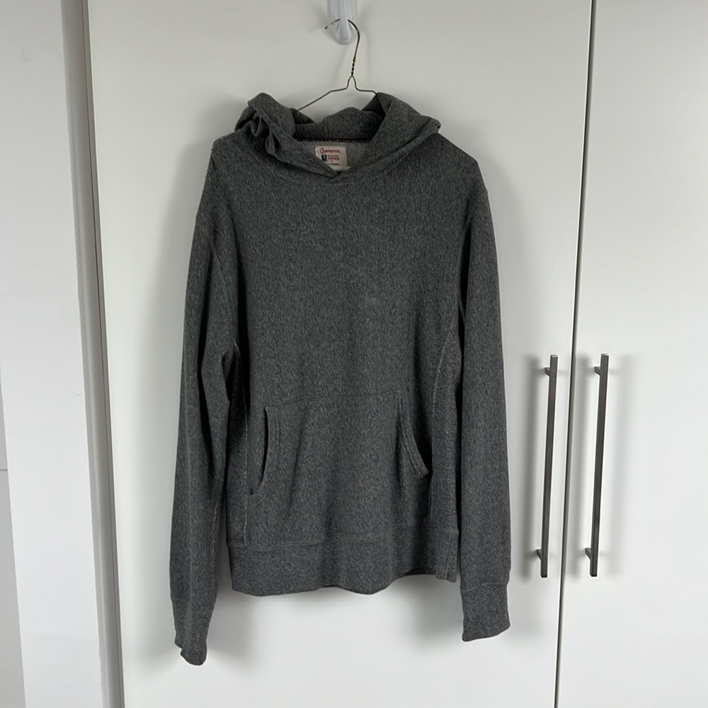 Todd Snyder and champion hoody - Salt and Pepper grey - very light use - Medium